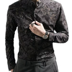 Lucum - Long Sleeves Shirt for Men - Sarman Fashion - Wholesale Clothing Fashion Brand for Men from Canada