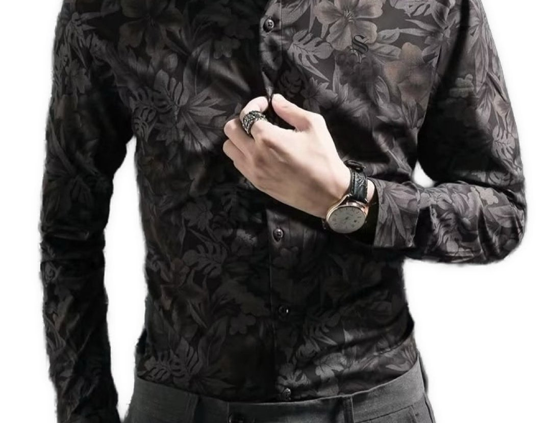 Lucum - Long Sleeves Shirt for Men - Sarman Fashion - Wholesale Clothing Fashion Brand for Men from Canada