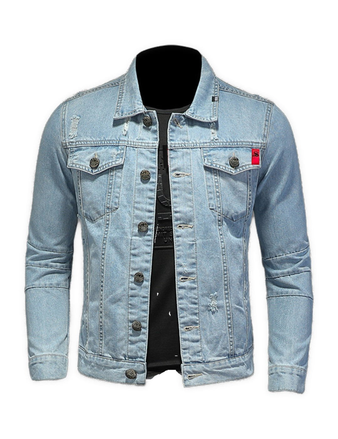 LUMB - Long Sleeve Jeans Jacket for Men - Sarman Fashion - Wholesale Clothing Fashion Brand for Men from Canada