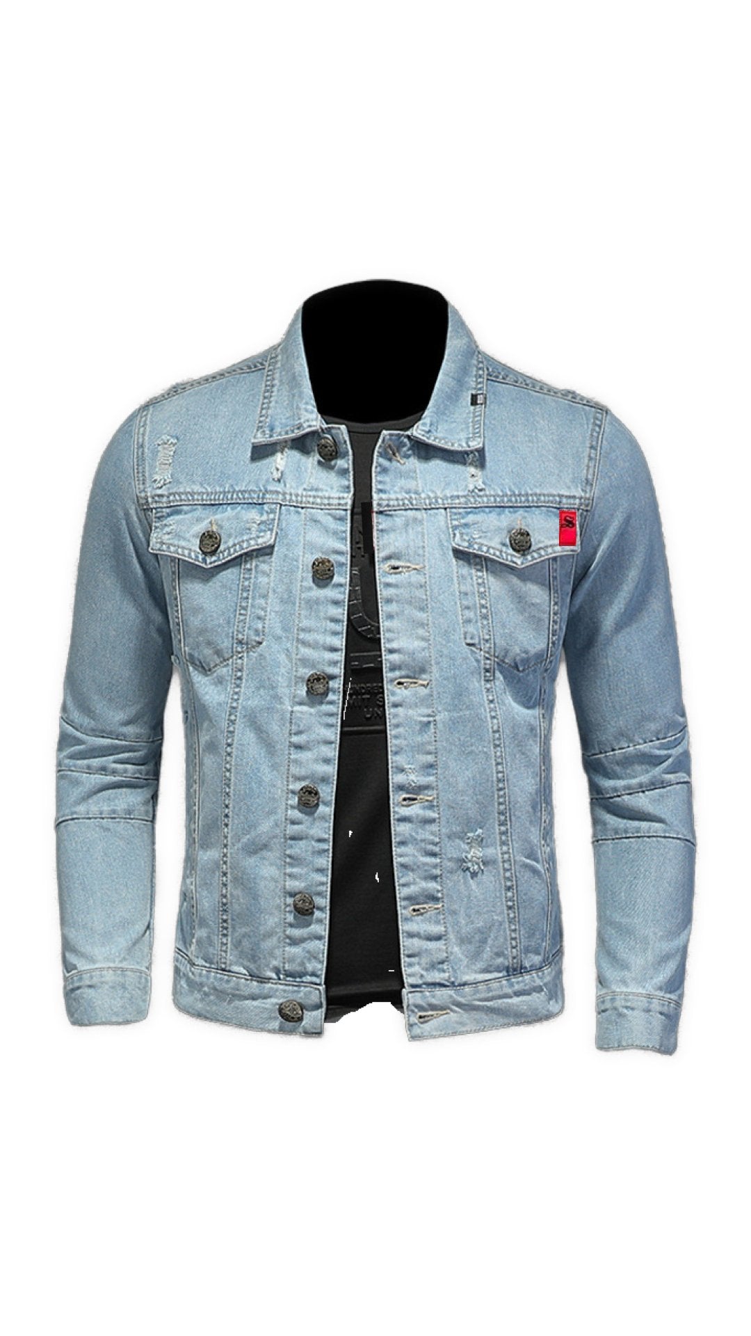 LUMB - Long Sleeve Jeans Jacket for Men - Sarman Fashion - Wholesale Clothing Fashion Brand for Men from Canada