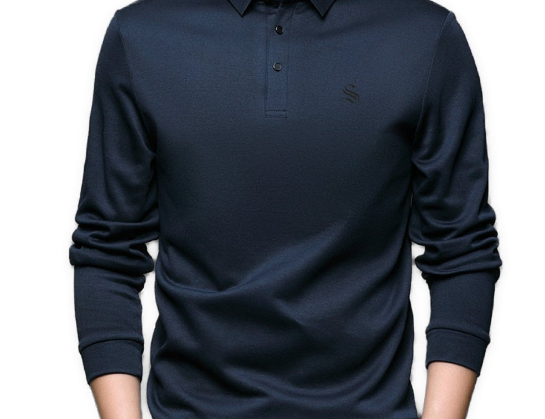 Lutlu - Long Sleeves Polo Shirt for Men - Sarman Fashion - Wholesale Clothing Fashion Brand for Men from Canada