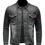 Manro - Long Sleeve Jeans Jacket for Men - Sarman Fashion - Wholesale Clothing Fashion Brand for Men from Canada