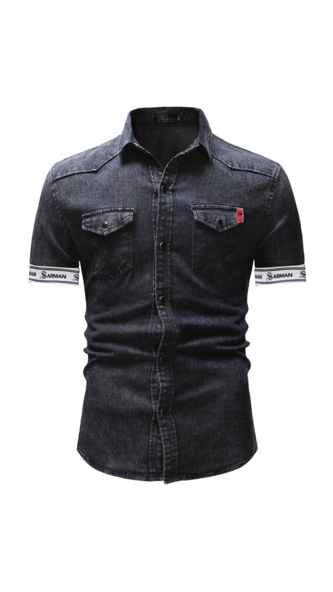 Marvul - Short Sleeves Shirt for Men - Sarman Fashion - Wholesale Clothing Fashion Brand for Men from Canada