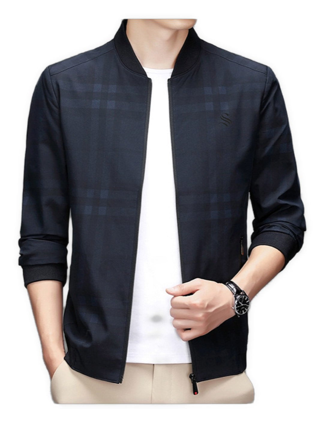 Matia - Long Sleeve Jacket for Men - Sarman Fashion - Wholesale Clothing Fashion Brand for Men from Canada