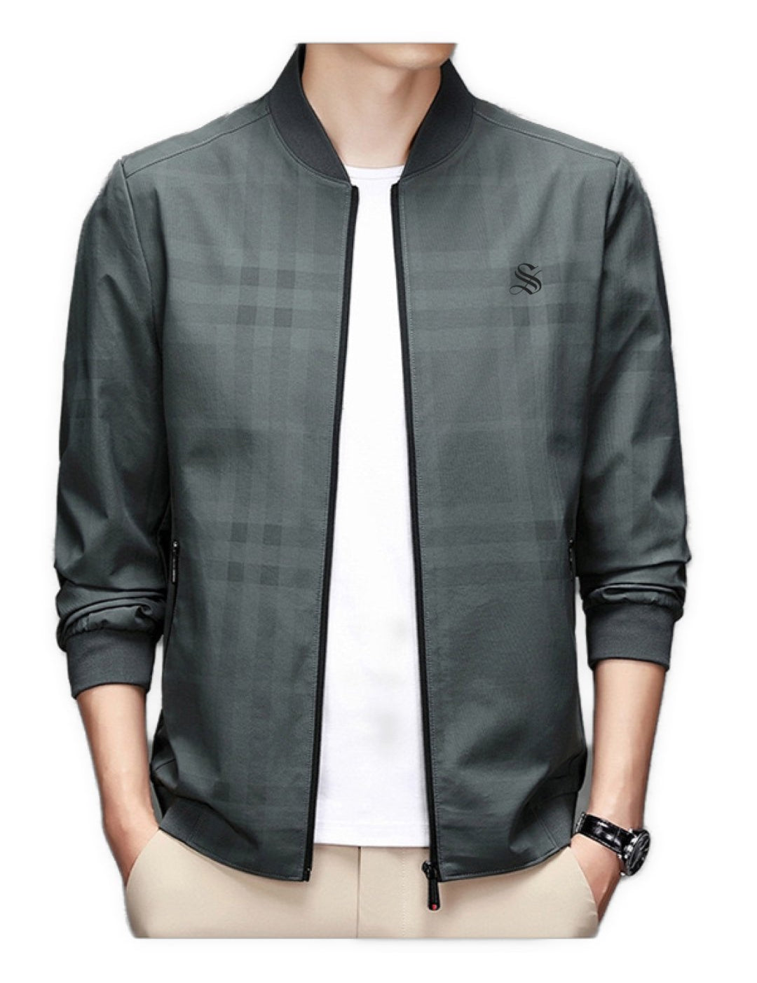 Matia - Long Sleeve Jacket for Men - Sarman Fashion - Wholesale Clothing Fashion Brand for Men from Canada