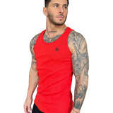 Mawada - Red Tank Top for Men - Sarman Fashion - Wholesale Clothing Fashion Brand for Men from Canada