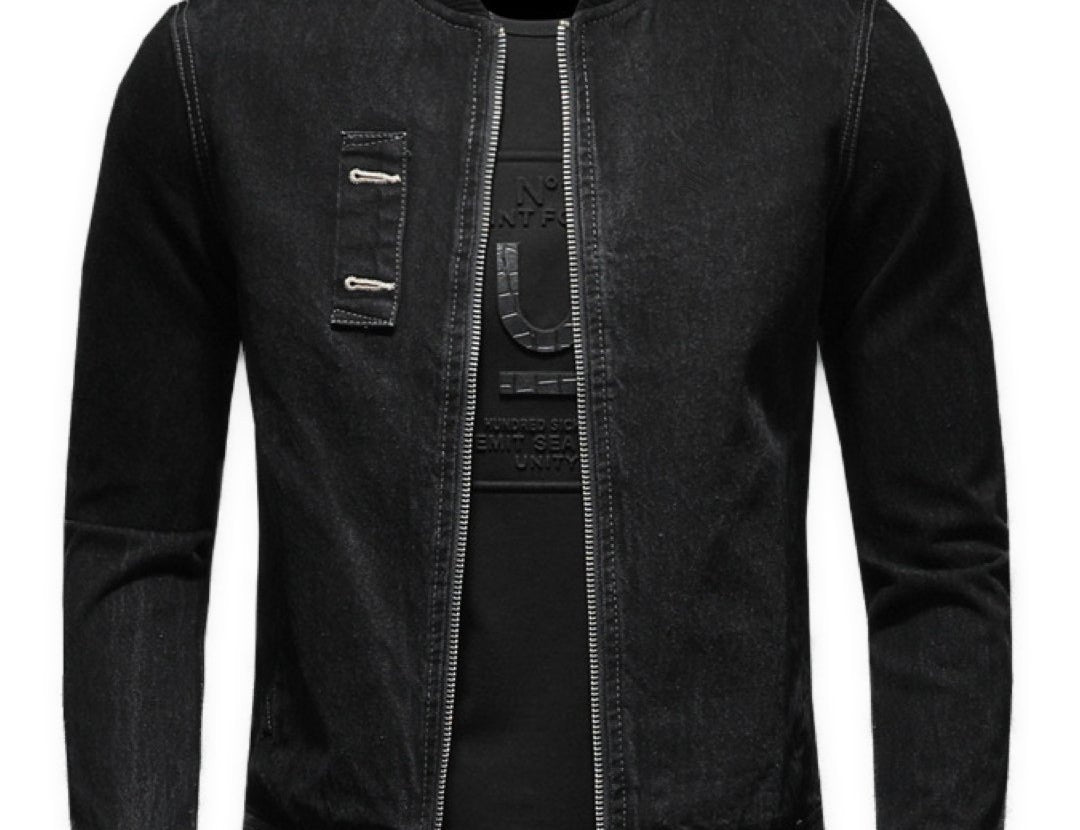 MDTR - Long Sleeve Jeans Jacket for Men - Sarman Fashion - Wholesale Clothing Fashion Brand for Men from Canada