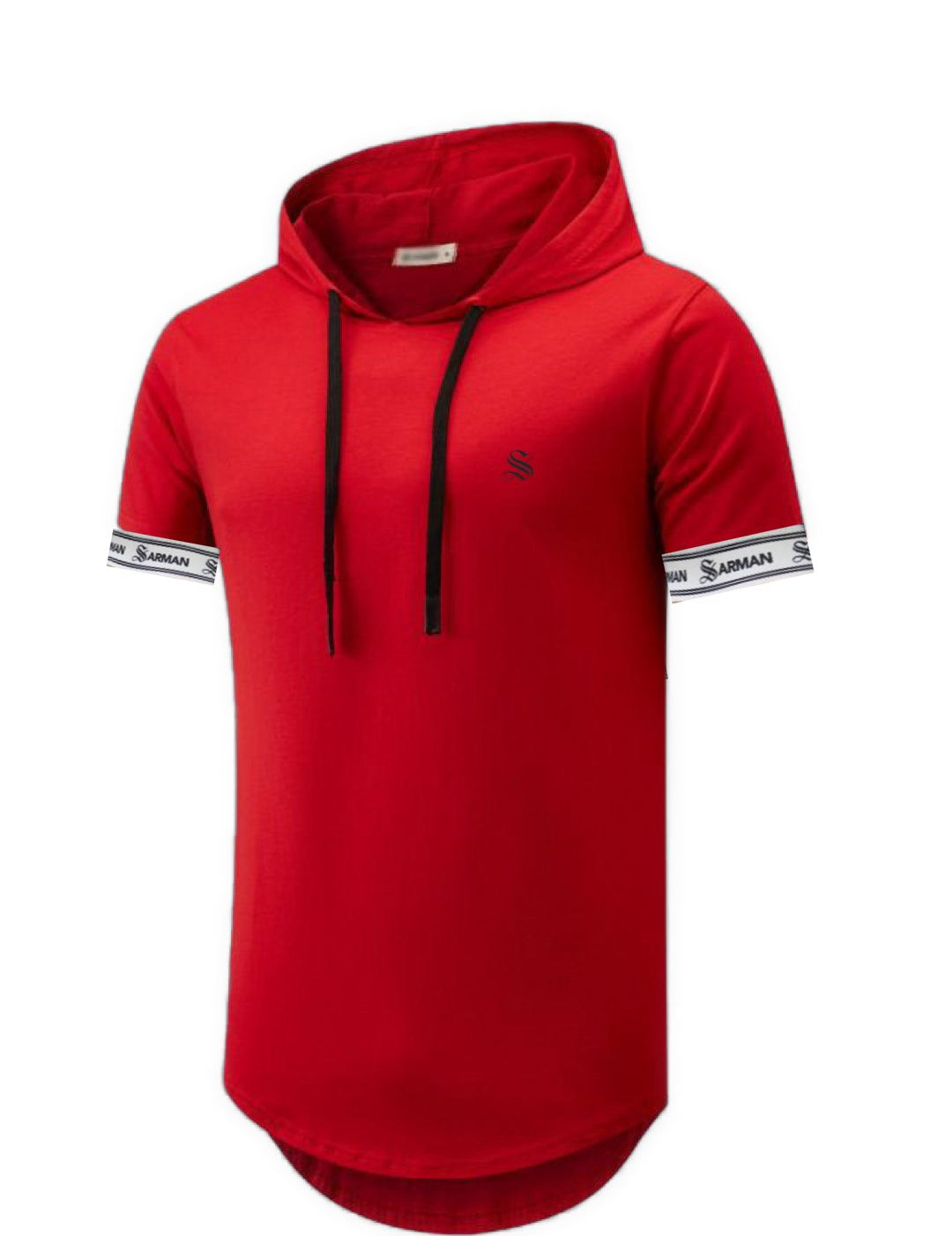 Megodura - Hood T-shirt With Straps for Men - Sarman Fashion - Wholesale Clothing Fashion Brand for Men from Canada