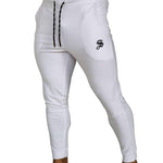 Mendoza - White Joggers for Men - Sarman Fashion - Wholesale Clothing Fashion Brand for Men from Canada