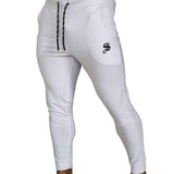 Mendoza - White Joggers for Men - Sarman Fashion - Wholesale Clothing Fashion Brand for Men from Canada