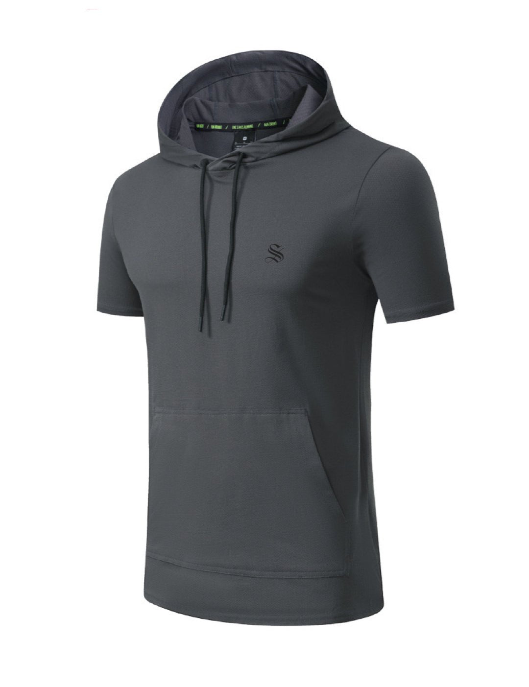 Mentol - Hood T-shirt for Men - Sarman Fashion - Wholesale Clothing Fashion Brand for Men from Canada