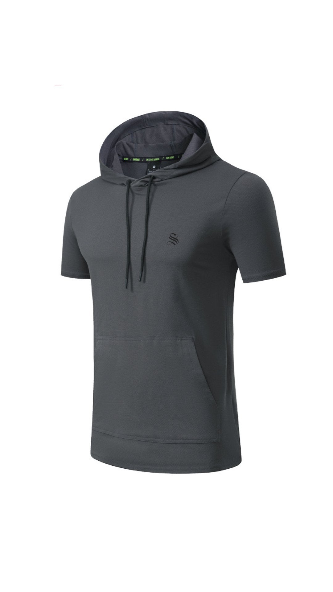 Mentol - Hood T-shirt for Men - Sarman Fashion - Wholesale Clothing Fashion Brand for Men from Canada