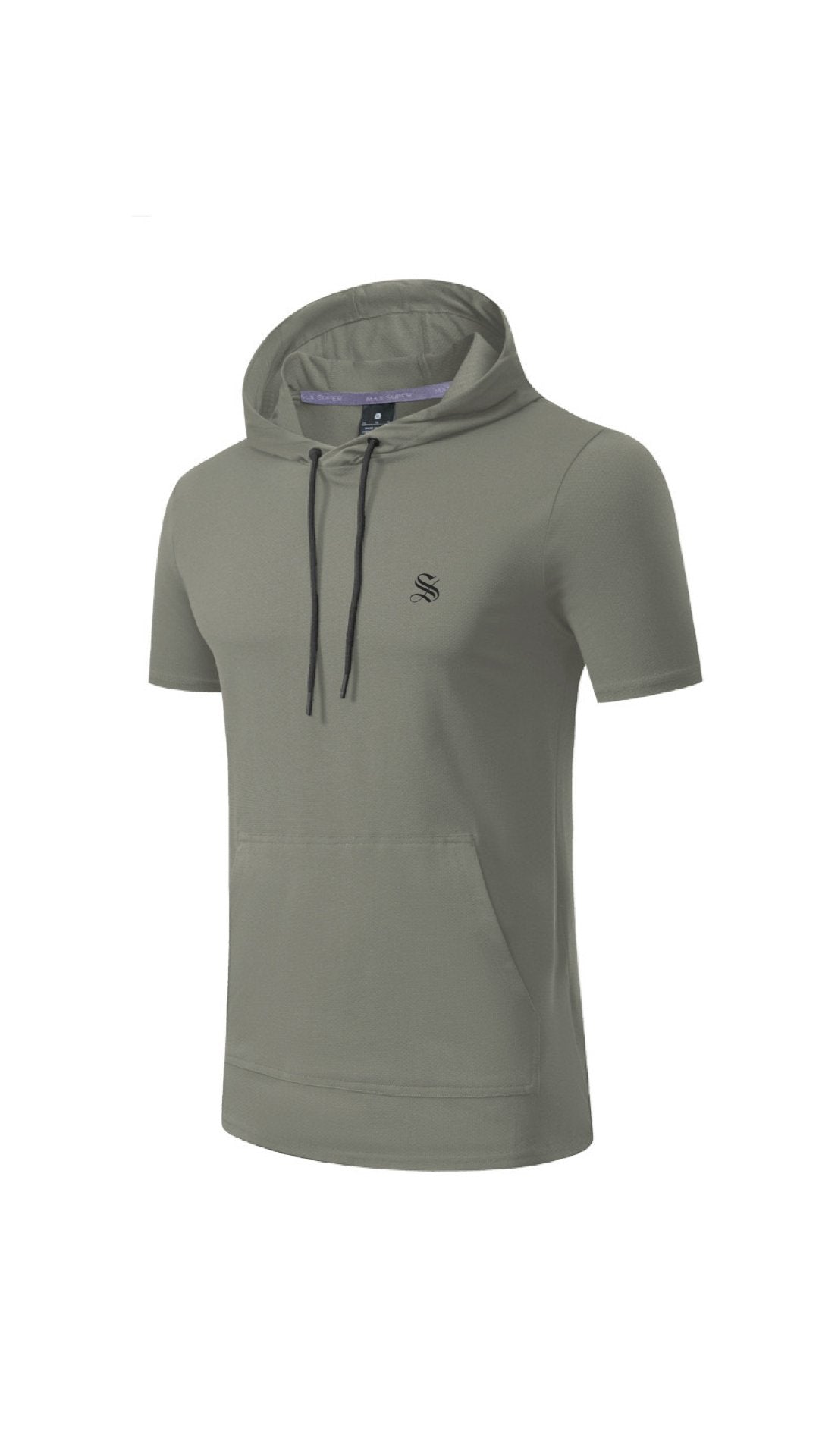 Mentol - Hood T-shirt for Men - Sarman Fashion - Wholesale Clothing Fashion Brand for Men from Canada