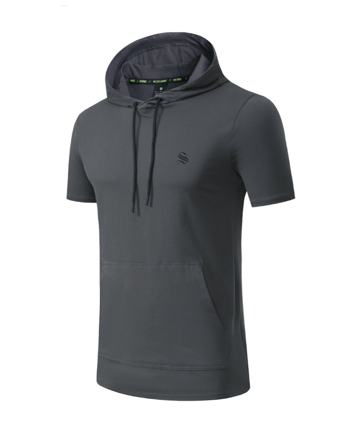 Mentol - Hood T-shirt for Men - Sarman Fashion - Wholesale Clothing Fashion Brand for Men from Canada