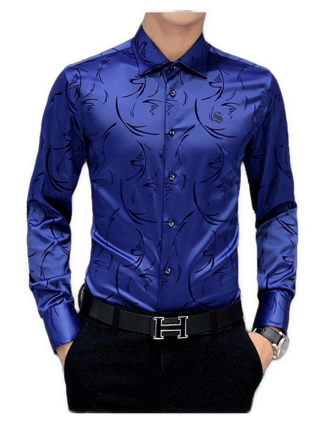 MG 2 - Long Sleeves Shirt for Men - Sarman Fashion - Wholesale Clothing Fashion Brand for Men from Canada