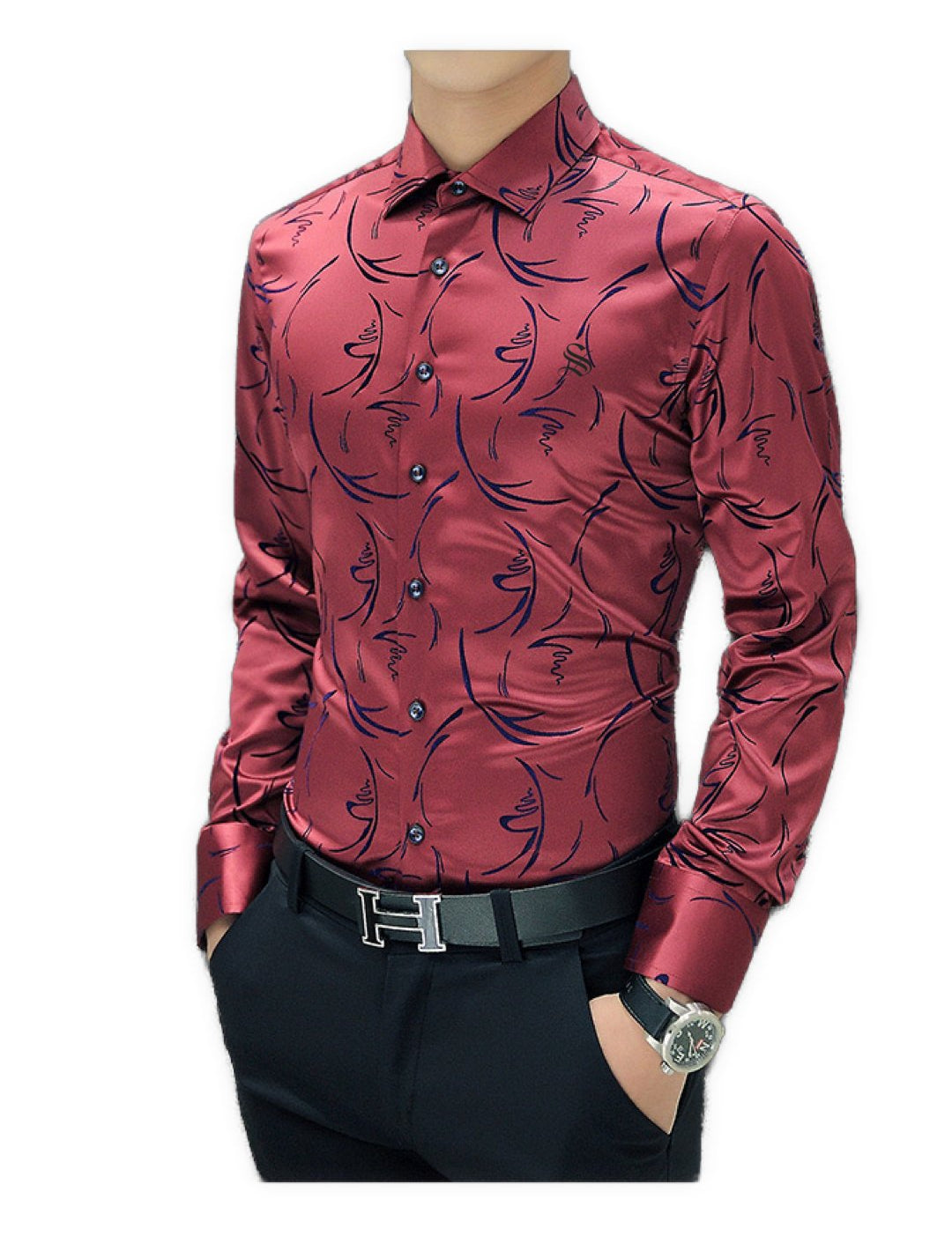 MG 2 - Long Sleeves Shirt for Men - Sarman Fashion - Wholesale Clothing Fashion Brand for Men from Canada
