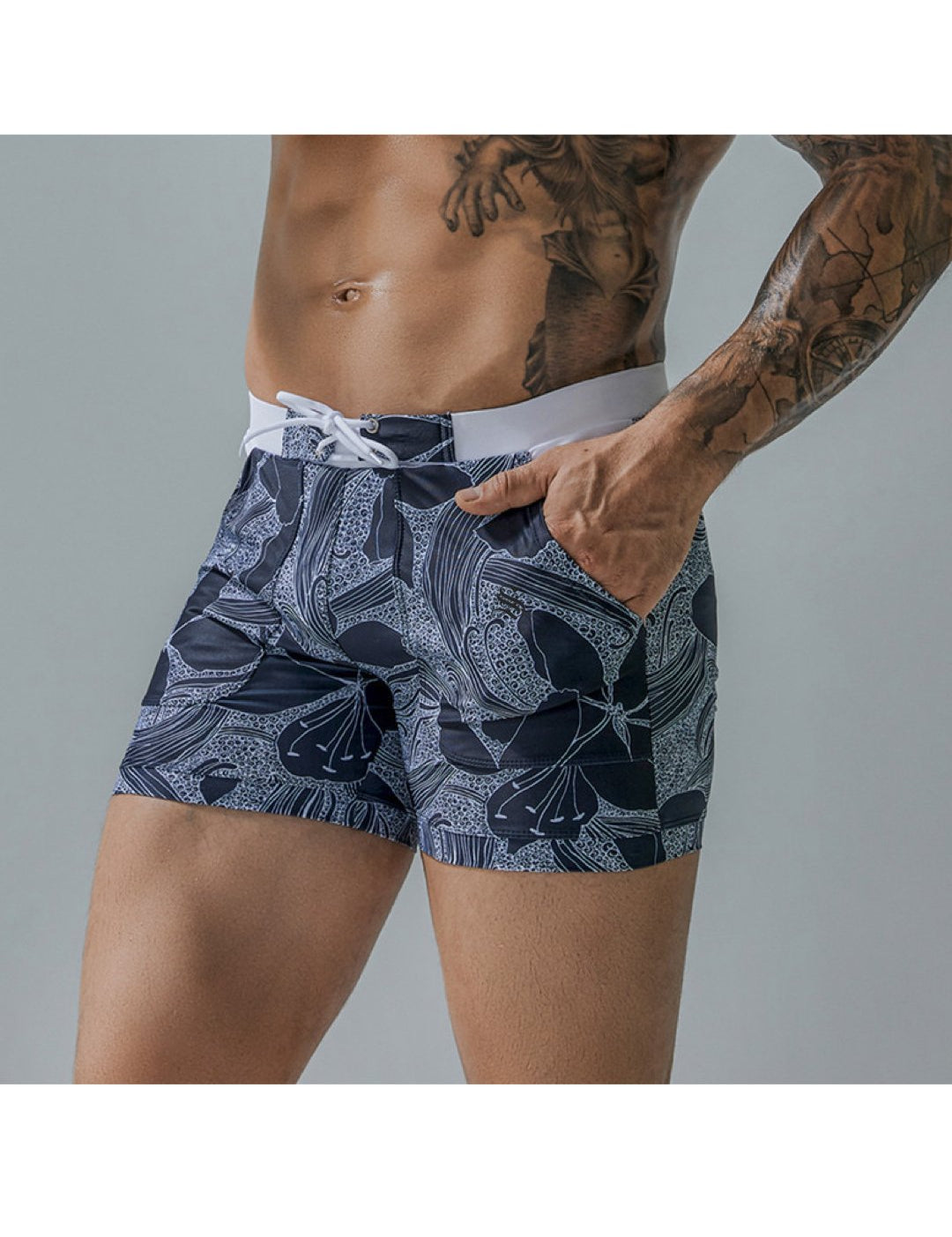 MiamiVibe 4 - Swimming shorts for Men - Sarman Fashion - Wholesale Clothing Fashion Brand for Men from Canada