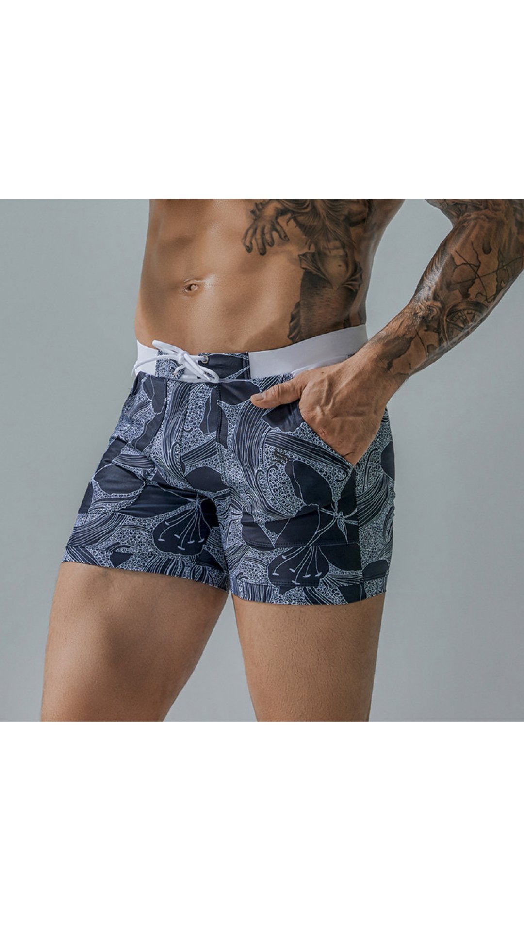 MiamiVibe 4 - Swimming shorts for Men - Sarman Fashion - Wholesale Clothing Fashion Brand for Men from Canada