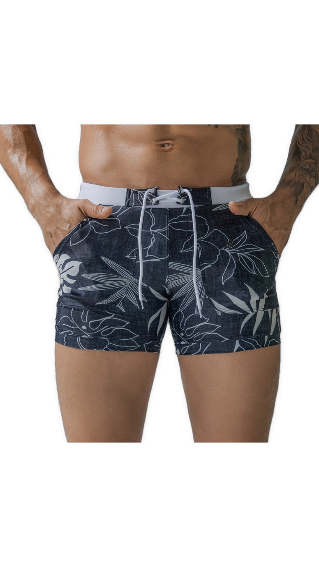 MiamiVibe 4 - Swimming shorts for Men - Sarman Fashion - Wholesale Clothing Fashion Brand for Men from Canada