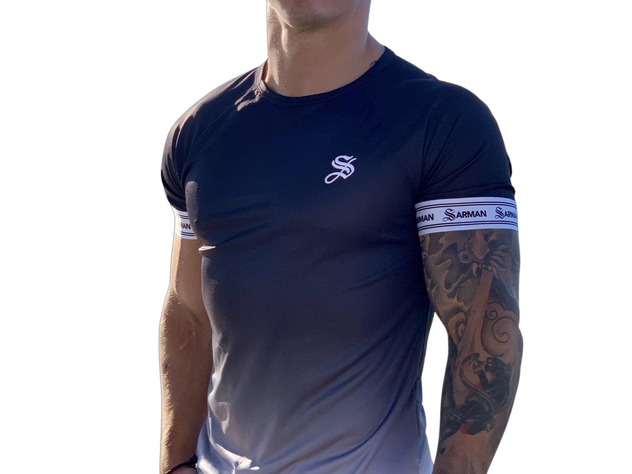 Mikado - Black T-shirt for Men - Sarman Fashion - Wholesale Clothing Fashion Brand for Men from Canada