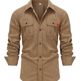Minzu - Long Sleeves Shirt for Men - Sarman Fashion - Wholesale Clothing Fashion Brand for Men from Canada