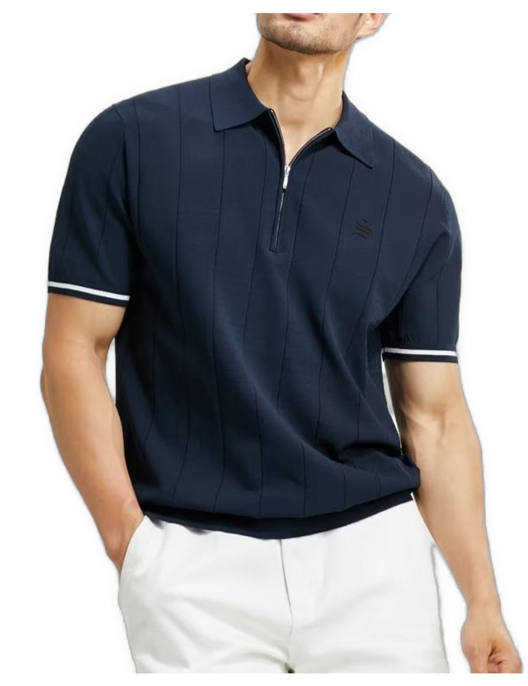 Mnolo - Polo Short Sleeves Shirt for Men - Sarman Fashion - Wholesale Clothing Fashion Brand for Men from Canada