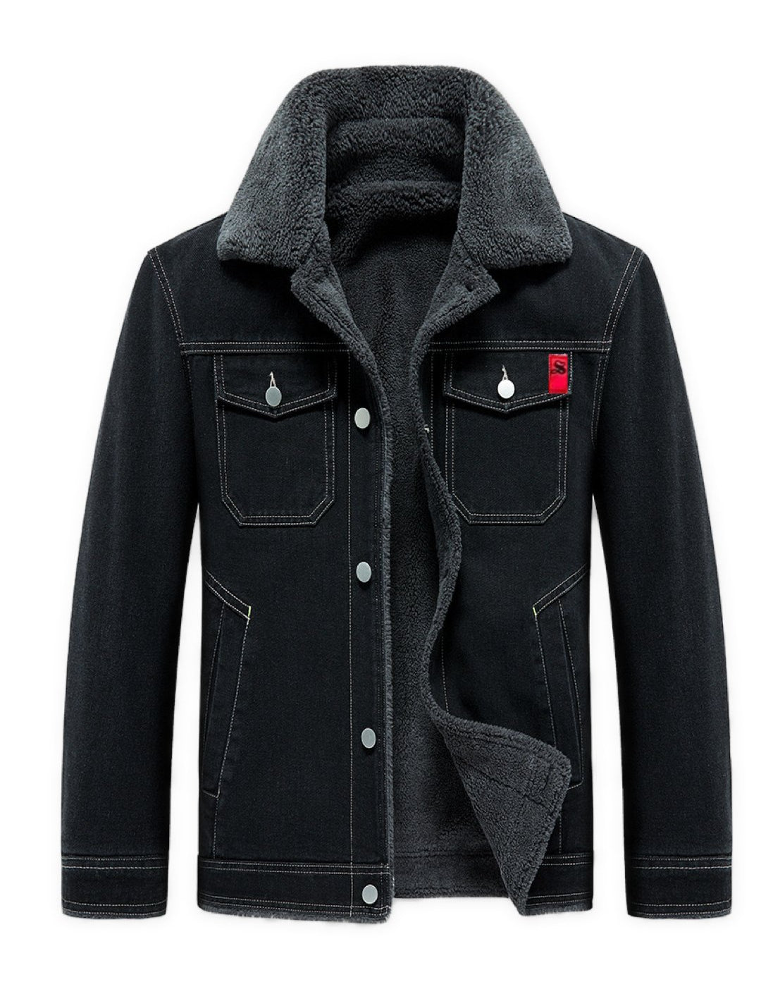 Monik - Long Sleeve Jeans Jacket for Men - Sarman Fashion - Wholesale Clothing Fashion Brand for Men from Canada