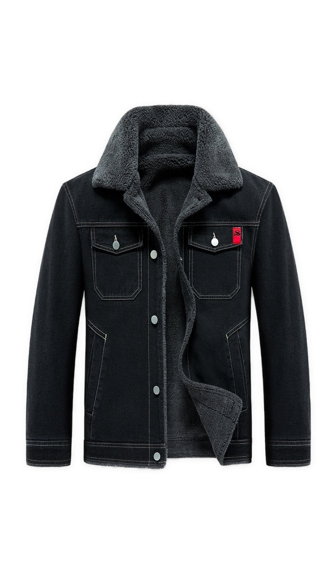 Monik - Long Sleeve Jeans Jacket for Men - Sarman Fashion - Wholesale Clothing Fashion Brand for Men from Canada