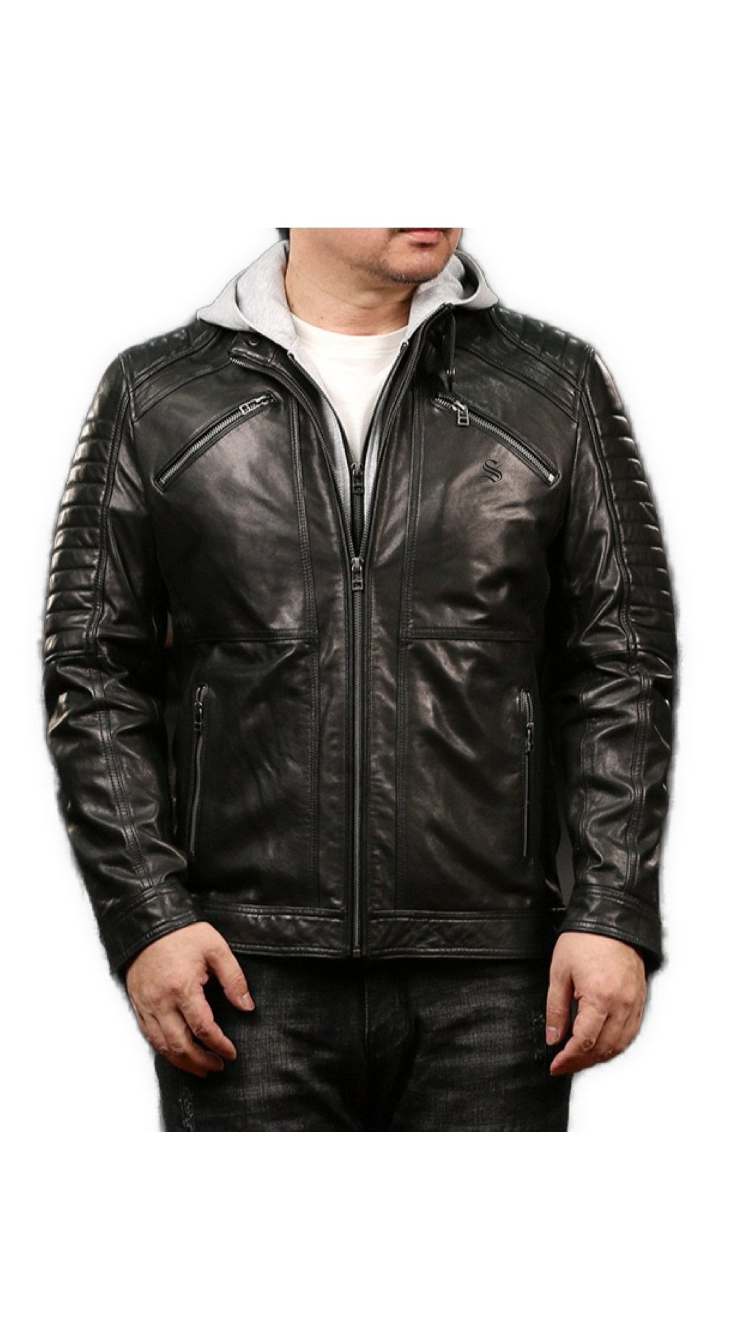 Moto F9 - Jacket for Men - Sarman Fashion - Wholesale Clothing Fashion Brand for Men from Canada
