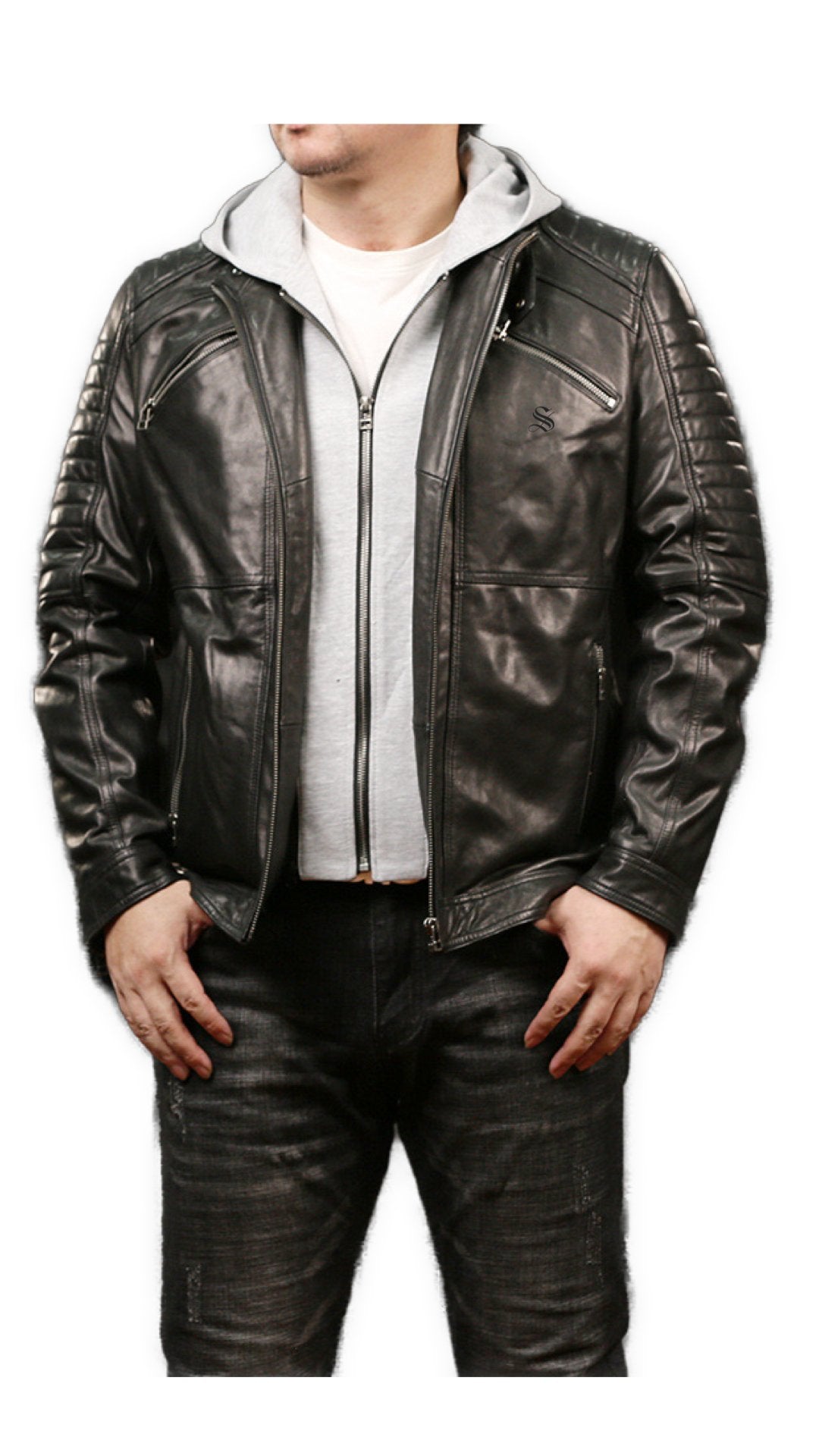 Moto F9 - Jacket for Men - Sarman Fashion - Wholesale Clothing Fashion Brand for Men from Canada