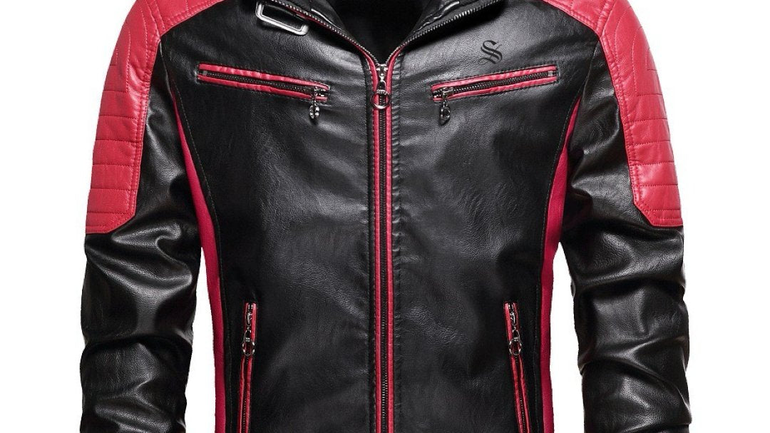 Moto - Jacket for Men - Sarman Fashion - Wholesale Clothing Fashion Brand for Men from Canada