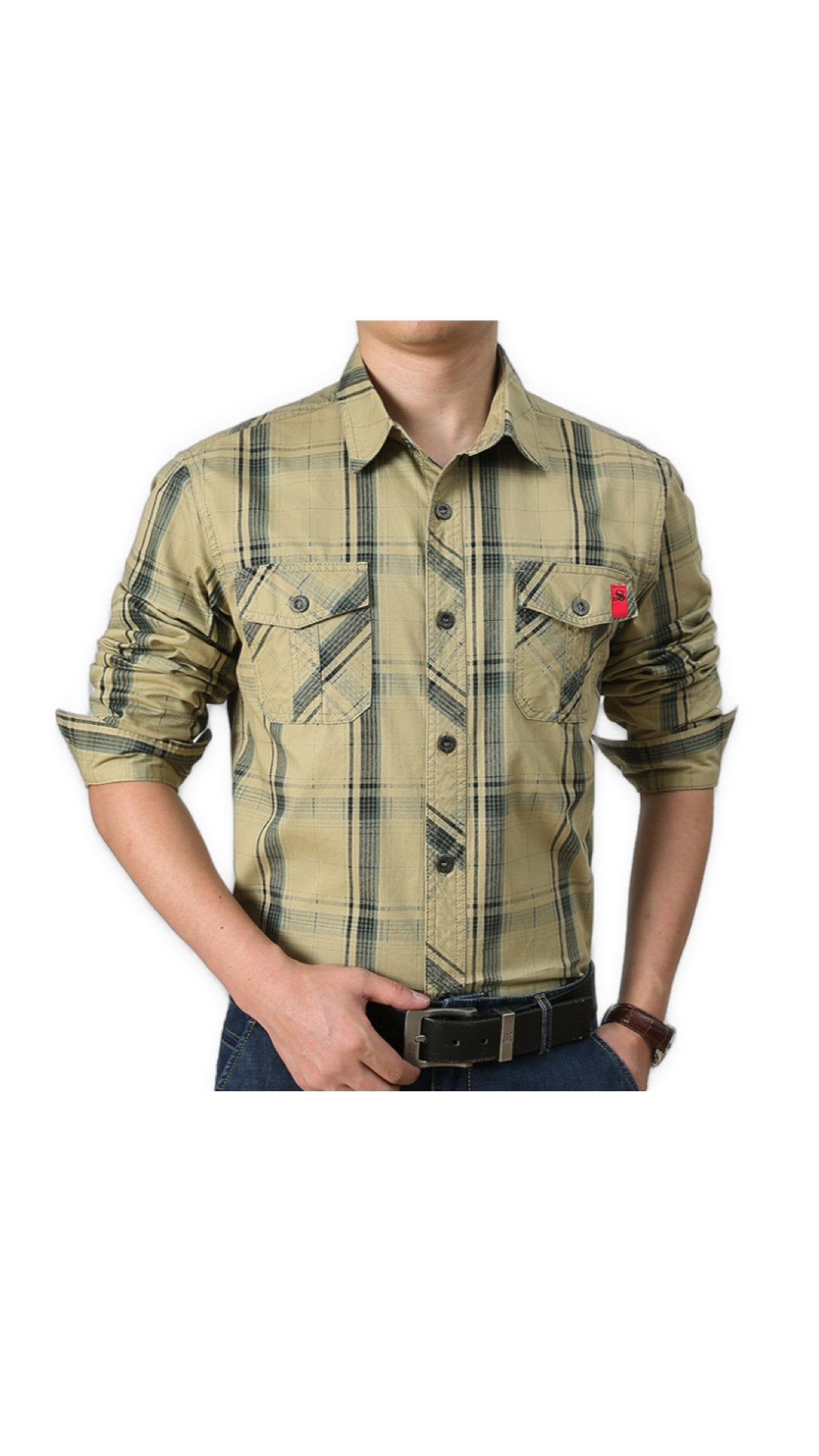 Mougliv - Long Sleeves Shirt for Men - Sarman Fashion - Wholesale Clothing Fashion Brand for Men from Canada