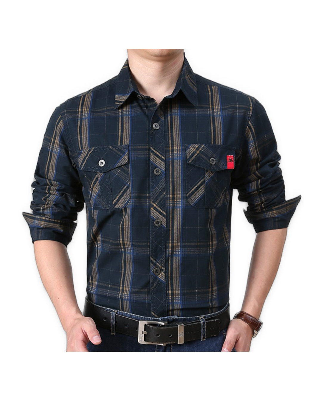 Mougliv - Long Sleeves Shirt for Men - Sarman Fashion - Wholesale Clothing Fashion Brand for Men from Canada
