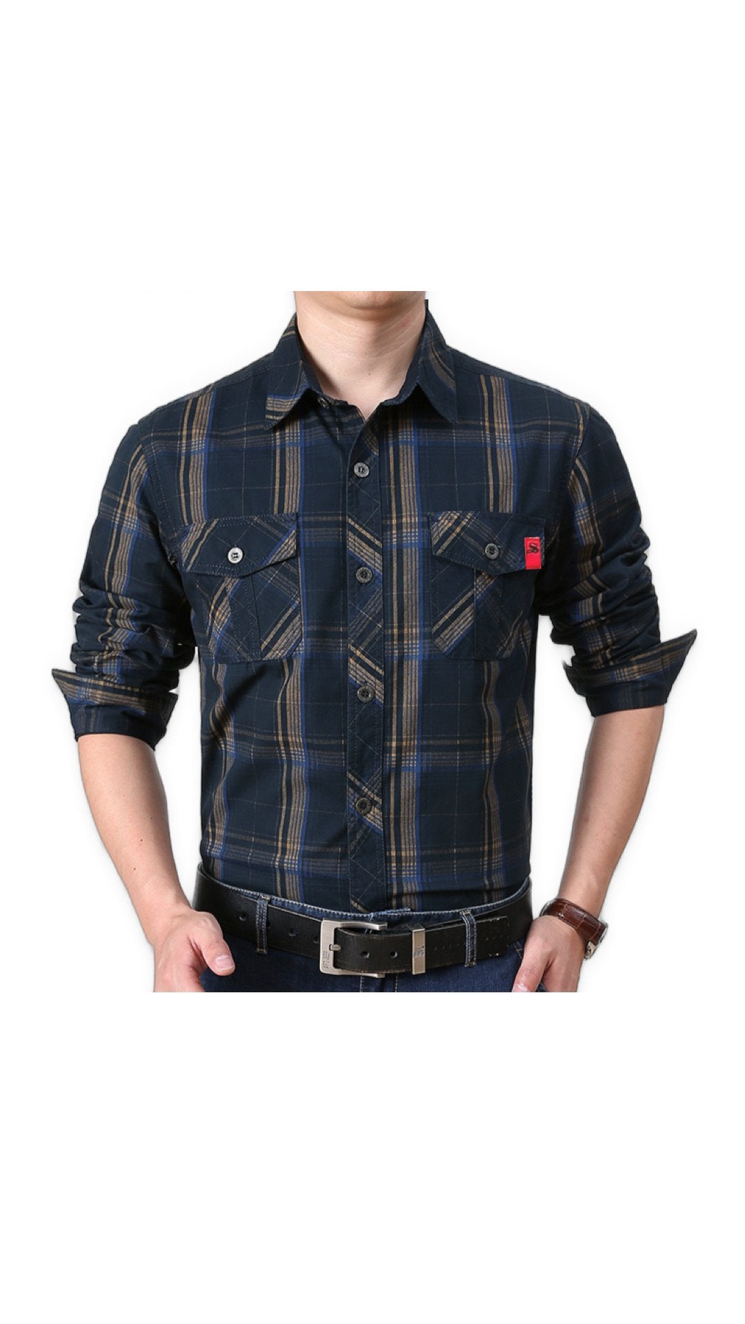 Mougliv - Long Sleeves Shirt for Men - Sarman Fashion - Wholesale Clothing Fashion Brand for Men from Canada