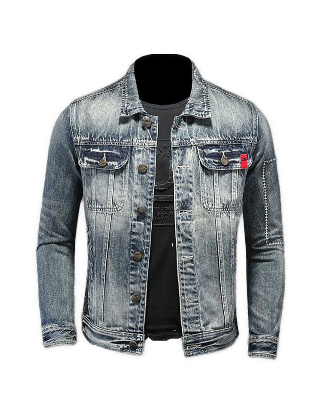 Mozarella - Long Sleeve Jeans Jacket for Men - Sarman Fashion - Wholesale Clothing Fashion Brand for Men from Canada