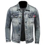 Mozarella - Long Sleeve Jeans Jacket for Men - Sarman Fashion - Wholesale Clothing Fashion Brand for Men from Canada