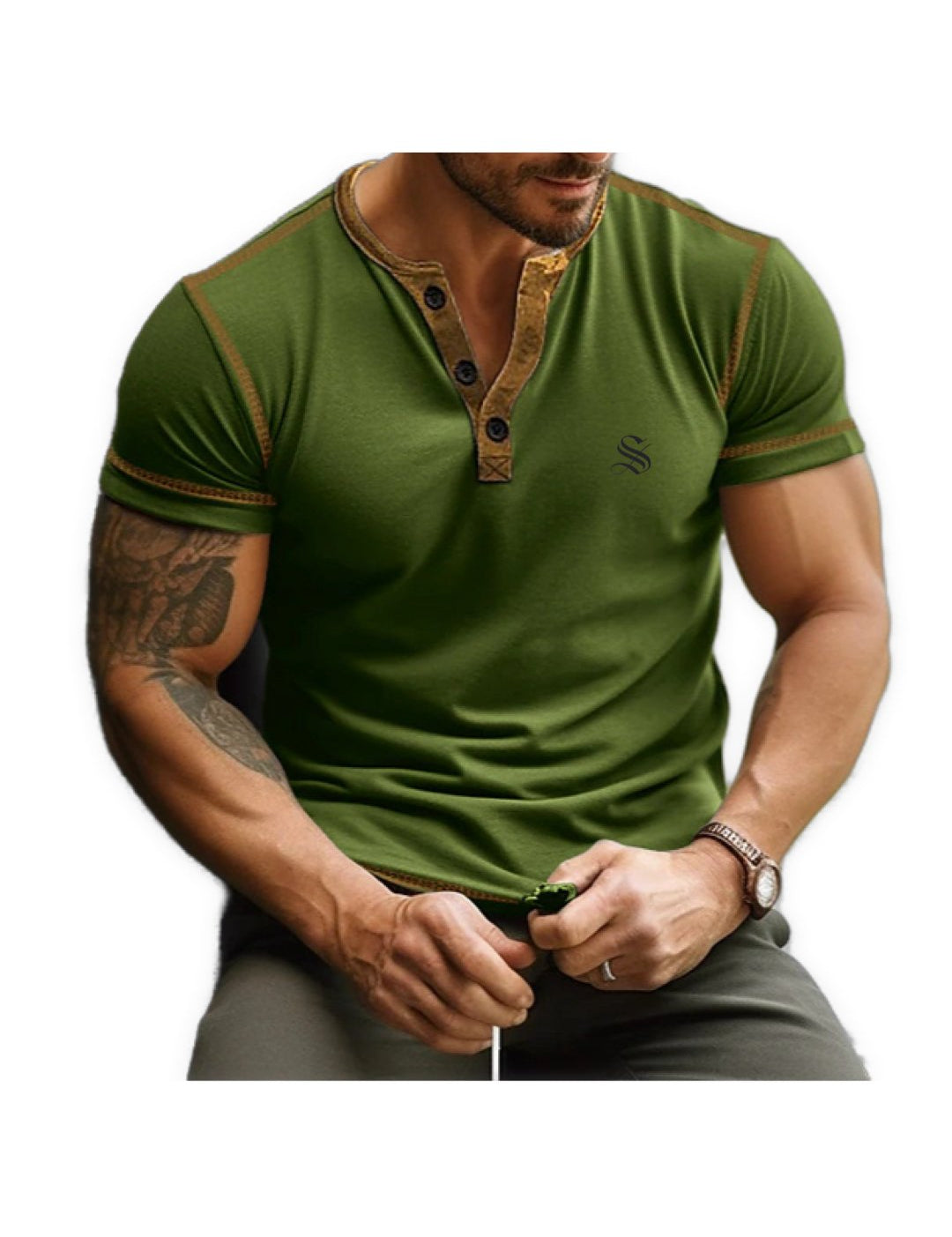 Mulatoko - T-Shirt for Men - Sarman Fashion - Wholesale Clothing Fashion Brand for Men from Canada