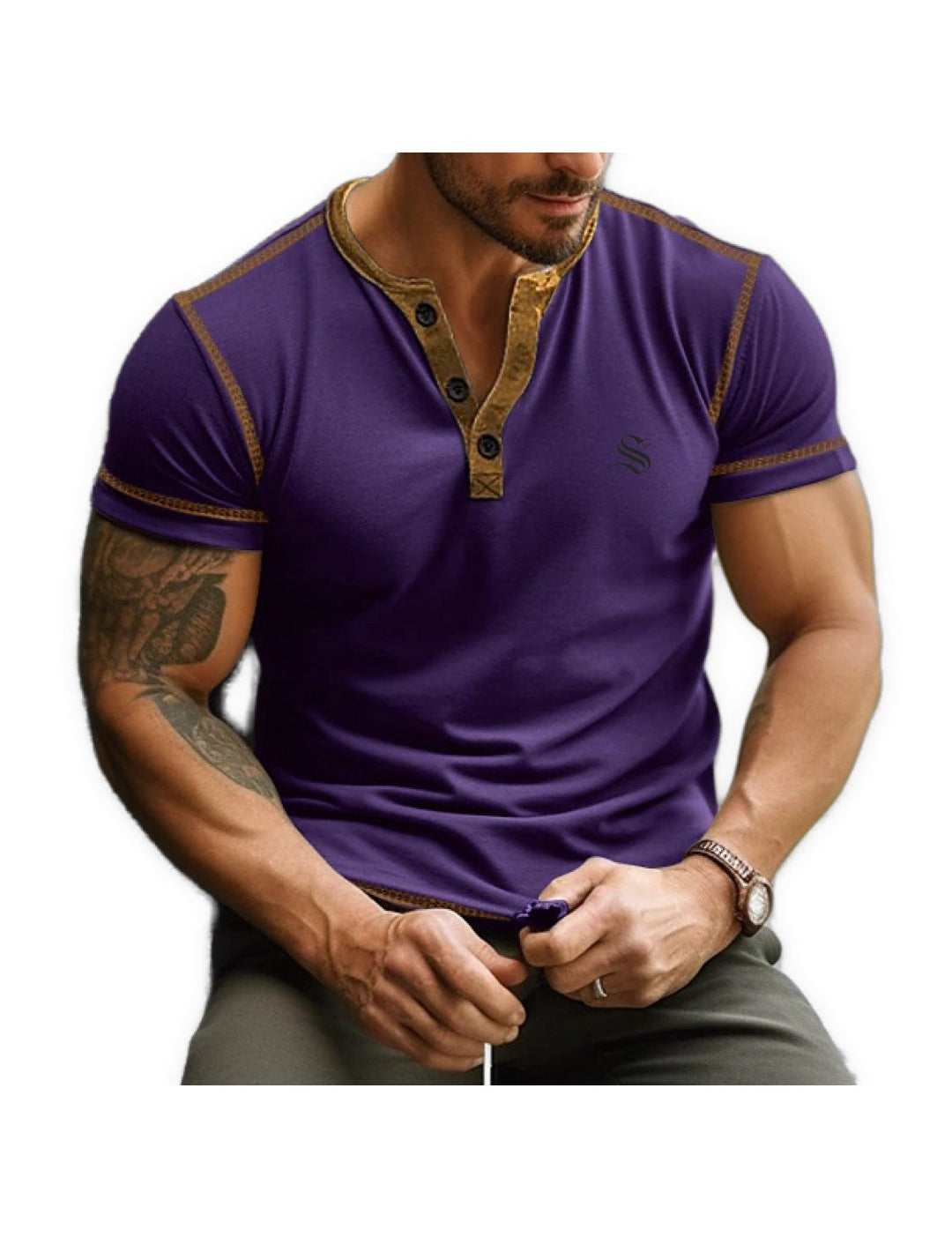 Mulatoko - T-Shirt for Men - Sarman Fashion - Wholesale Clothing Fashion Brand for Men from Canada