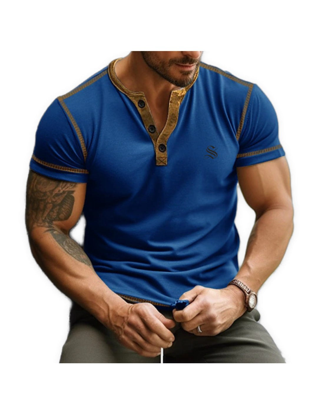 Mulatoko - T-Shirt for Men - Sarman Fashion - Wholesale Clothing Fashion Brand for Men from Canada