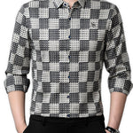 Mulu Square - Long Sleeves Shirt for Men - Sarman Fashion - Wholesale Clothing Fashion Brand for Men from Canada