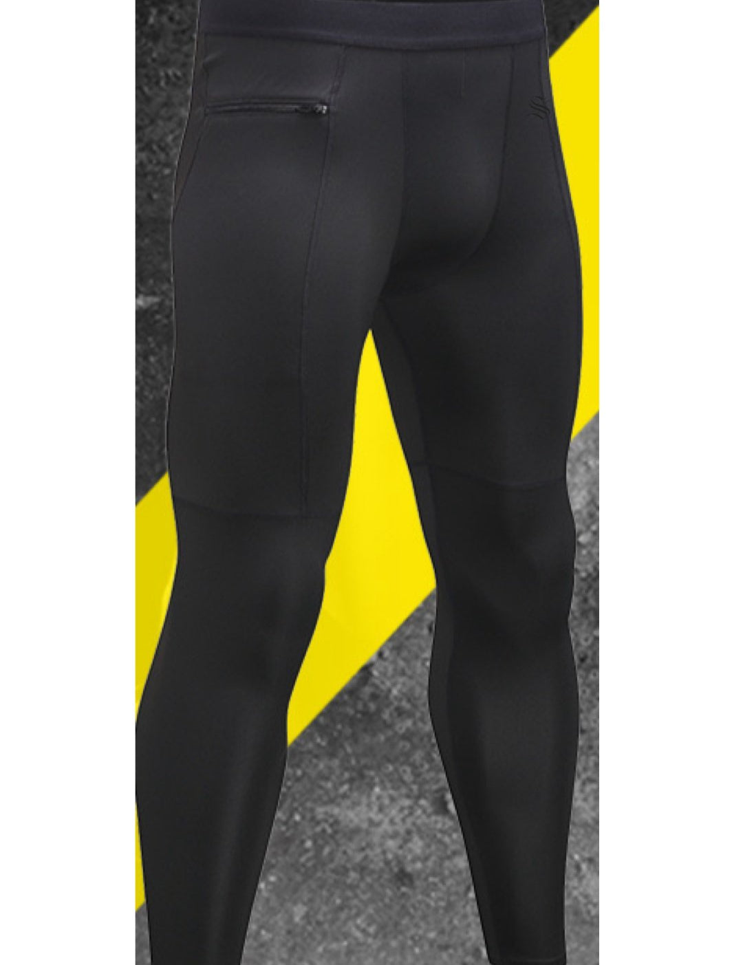 Mustas - Leggings for Men - Sarman Fashion - Wholesale Clothing Fashion Brand for Men from Canada