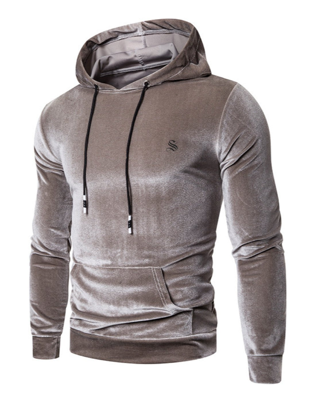 Mutant - Velvet Hoodie for Men - Sarman Fashion - Wholesale Clothing Fashion Brand for Men from Canada