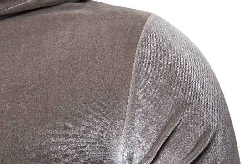 Mutant - Velvet Hoodie for Men - Sarman Fashion - Wholesale Clothing Fashion Brand for Men from Canada