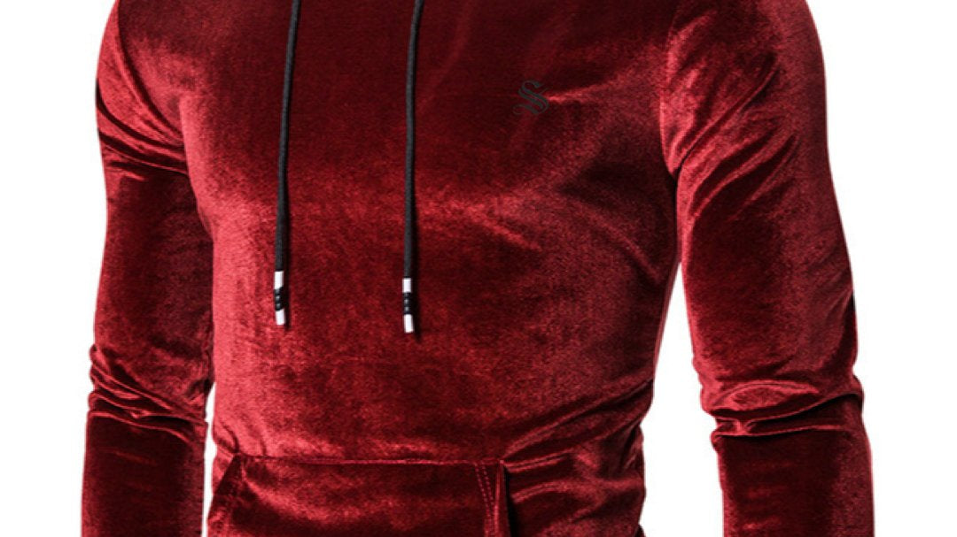 Mutant - Velvet Hoodie for Men - Sarman Fashion - Wholesale Clothing Fashion Brand for Men from Canada