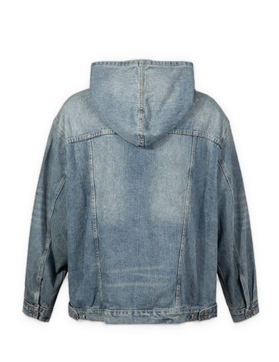 Naoporod - Denim Hoodie for Men - Sarman Fashion - Wholesale Clothing Fashion Brand for Men from Canada