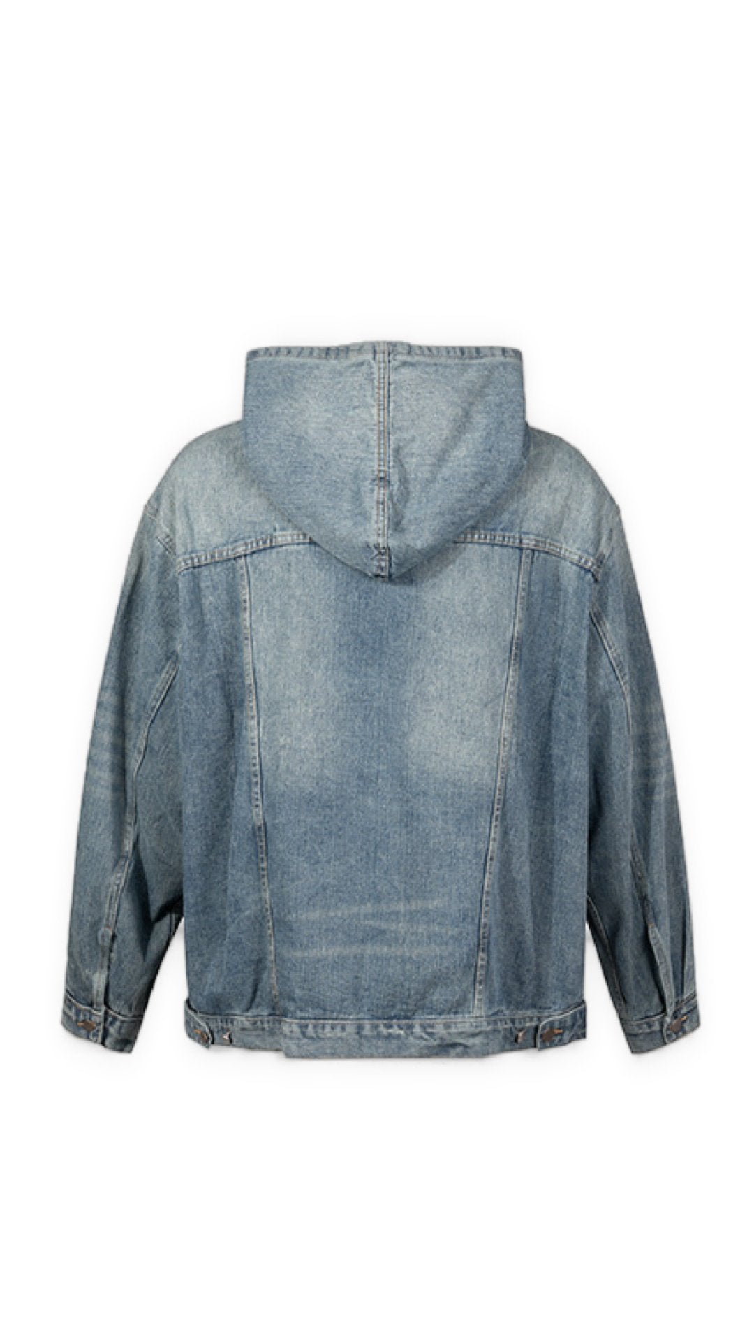 Naoporod - Denim Hoodie for Men - Sarman Fashion - Wholesale Clothing Fashion Brand for Men from Canada