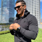 Napalm - Black Track Top for Men (PRE-ORDER DISPATCH DATE 25 DECEMBER 2021) - Sarman Fashion - Wholesale Clothing Fashion Brand for Men from Canada