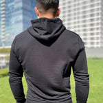 Napalm - Black Track Top for Men (PRE-ORDER DISPATCH DATE 25 DECEMBER 2021) - Sarman Fashion - Wholesale Clothing Fashion Brand for Men from Canada