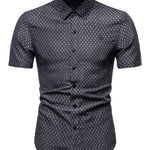 NBAA - Short Sleeves Shirt for Men - Sarman Fashion - Wholesale Clothing Fashion Brand for Men from Canada