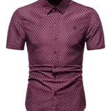 NBAA - Short Sleeves Shirt for Men - Sarman Fashion - Wholesale Clothing Fashion Brand for Men from Canada